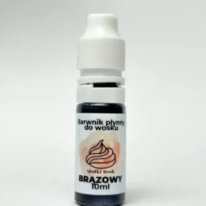 barwnik płynny do świec w kolorze brązowym
